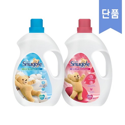 스너글 초고농축 오리지널 섬유유연제 4L, 스너글 블루밍 부케 4L, 스너글 블루밍 부케 4L