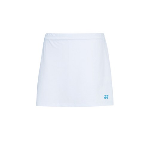 요넥스 211PS001F 여성 배드민턴 치마 화이트