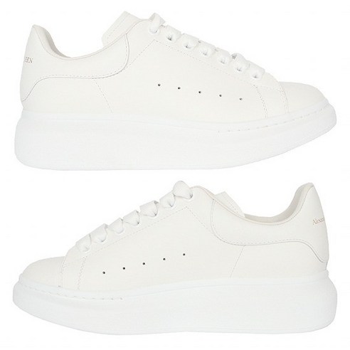 21SS 알렉산더 맥퀸 오버솔 스니커즈 올화이트 남성 553680 WHGP5 9000