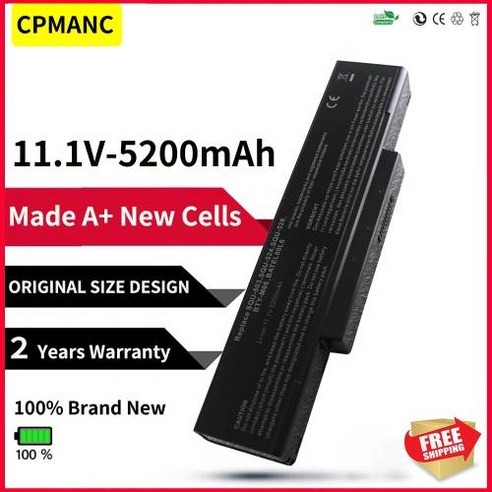 CPMANC 노트북 배터리 LG/Asus EB500 ED500 M740BAT-6 M660BAT-6 M660NBAT-6 SQU-524 SQU-528 SQU-529 718 BTY-M