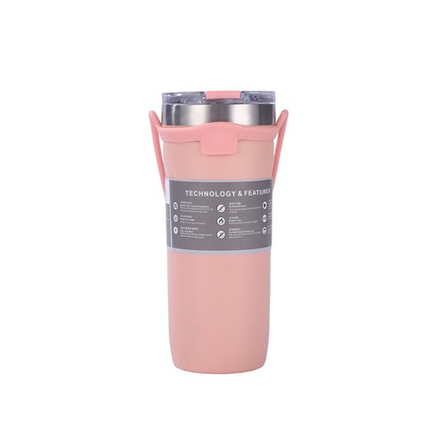 MIRTS 보온병 보온보냉텀블러, 핑크, 710ml