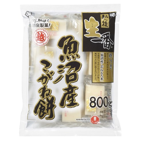 에치고세이카 우오누마산 코가네모찌 16-18개입, 800g, 1개