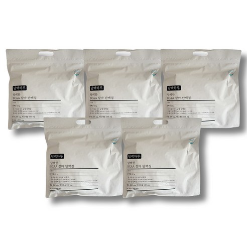 담백하루 담백한 BCAA 칼마 단백질 22g 7포(1주분) 식물성/동물성 단백질 분리유청단백 칼슘마그네슘