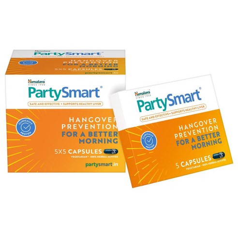 Himalaya Party Smart Capsule Hangover Remover Pack of 60 capsules