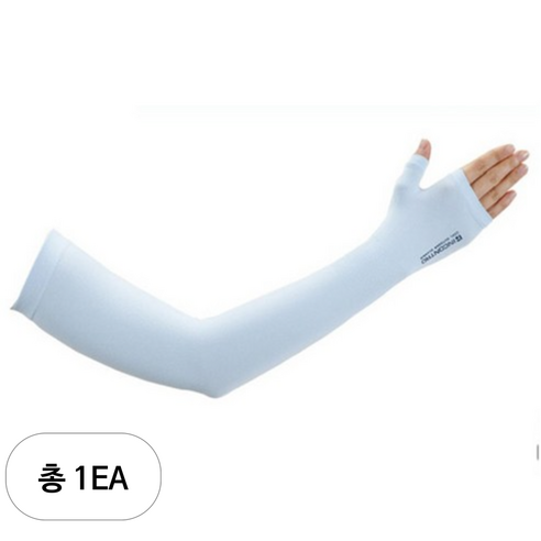 인콘트로 탁텔 3D 무봉제 손가락 쿨토시, 스카이블루, 1세트