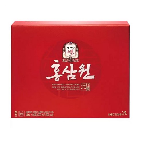 가성비 정관장 홍삼원 50ml x 60포 – 홍삼의 향기로운 효능을 경험해보세요!