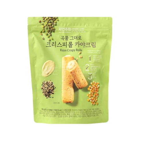 개미식품 자연주의 곡물 그대로 크리스피롤 카야크림 150g