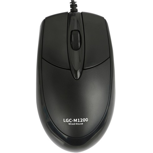 For LG 유선 광마우스 M-1200, 블랙, 상세페이지 참조