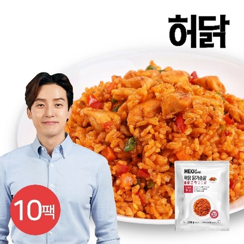 허닭 닭가슴살 불닭 곤약볶음밥 250g, 10개