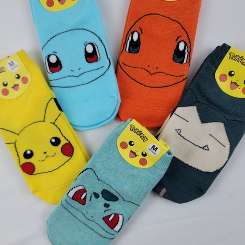 우리 아이 발에 톡톡 터지는 귀여움, 포켓몬 양말 세트!