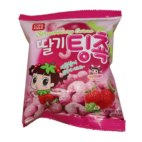 코스모스제과 딸기팅쵹, 27g, 14개