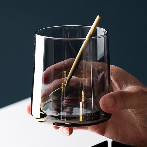 다나에 내열 투명 유리 유리, 담배 회색, {"사이즈":"201-300ml"}