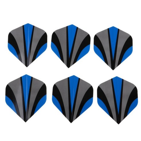 6PC 전문 강력한 다트 항공편-표준 모양-꼬리 액세서리-다양한 색상, C, 설명, 설명