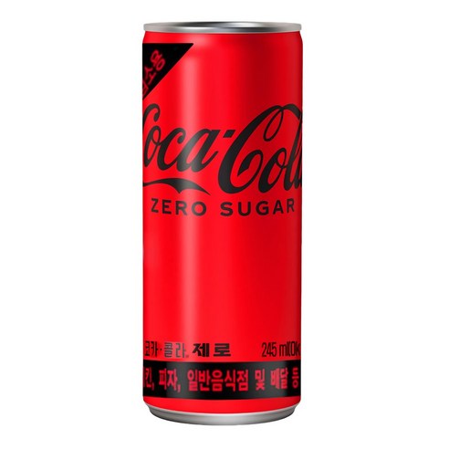 코카콜라 제로 업소용 슬림캔 245ml x 60캔 코카콜라 제로 업소용 슬림캔 245Ml X 60캔