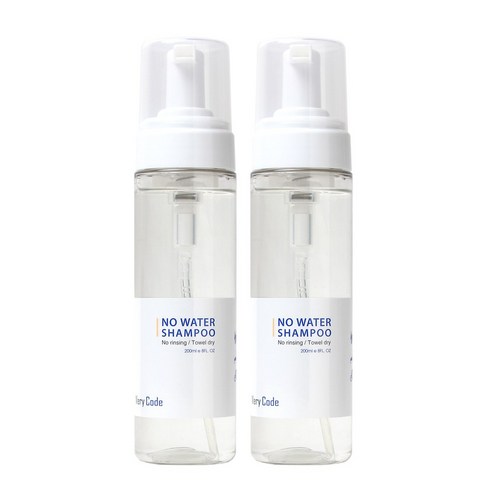 베리코드 노워터 샴푸 본품 200ml 2개