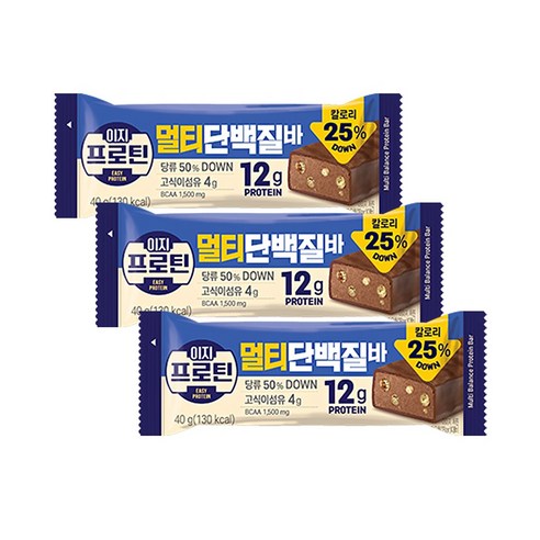 이지프로틴 멀티단백질바, 40g, 6개