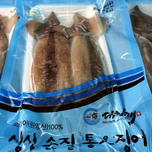 신선하고 편리한 통오징어, 다양한 요리에 적합