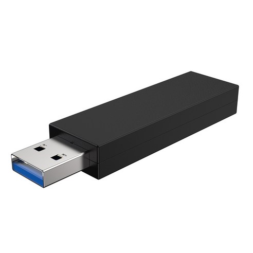 Retemporel USB 허브 3포트 3.0 미니 분배기 케이블 어댑터(노트북 도킹 스테이션용), 1개, 검은 색