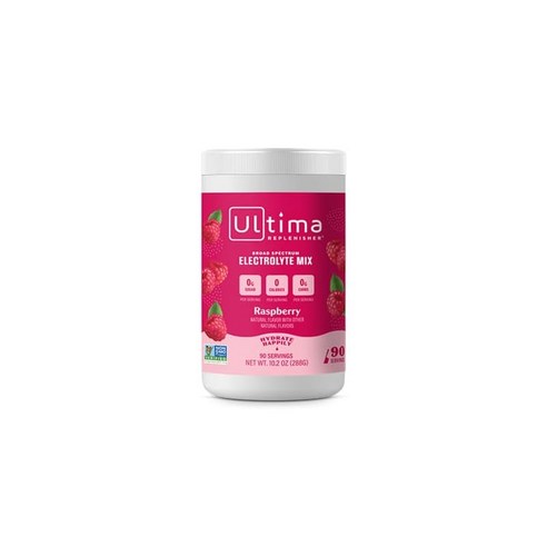 Ultima Health Products - 우르티마 보충 전해질 분말 90 인분 라즈베리 10.2파운드, 3개