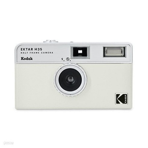 새벽에 받을 수 있는 코닥 엑타 H35 필름카메라 / KODAK EKTAR H35 토이카메라 하프필름카메라 필카추천 필카입문, 1개, 화이트