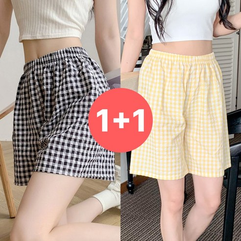 열대야, 끈적임, 답답함? 이제 안녕! 시원하고 쾌적한 여름밤을 위한 마법, 체크 냉감 파자마 여름파자마