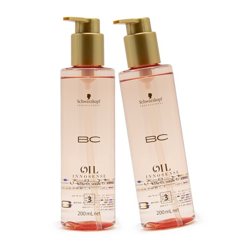 1+1 슈바츠코프 BC오일 로즈 퍼퓸 헤어 에센스 세럼 200ml (총2개입), 2개