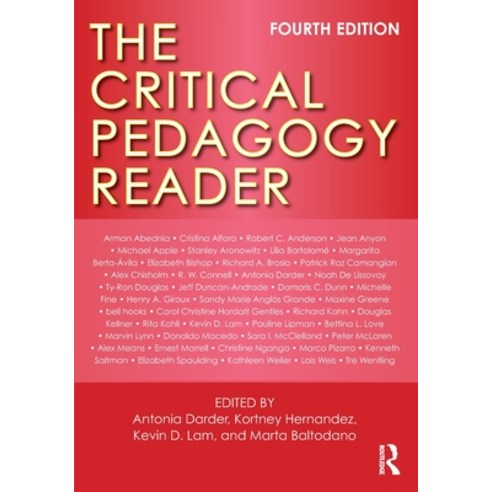 (영문도서) The Critical Pedagogy Reader Paperback, Routledge, English, 9781032260136