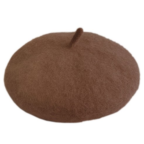 오네코사마 강아지 고양이 겸용 베레모, 브라운, 1개