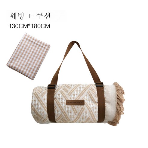 DFMWI.피크닉 매트.Picnic mat.--피크닉 매트 방습 매트 두꺼운 야외 매트 휴대용 방수 봄나들이 매트 피크닉 야취평 매트, 클래식리본스타일방습매트130*180Cm