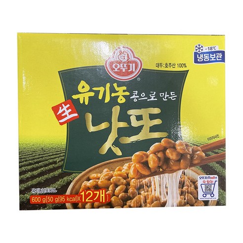 코스트코 오뚜기 유기농 낫또 (50G x 3) X 4, 1개, 50g