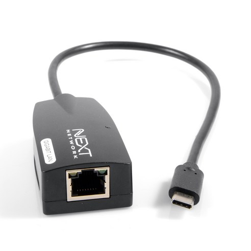 NEXT-1101TC USB-C 3.1 TO Gigabit Lan Card USB 3.1 Gen1. 1Gbps지원 16cm