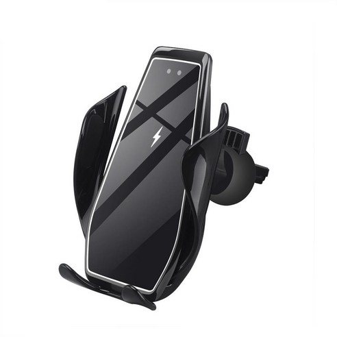 Xzante 15W Qi 적외선 고속 충전 자동차 무선 충전기 전화 홀더 iPhone 12 11 Pro X XR XS 8 삼성 S20 S10, 검은 색