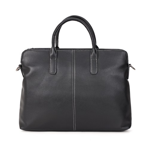 YANG 새로운 남자 가방 비즈니스 핸드백 가로형 가죽 서류 가방 컴퓨터 가방 캐주얼 남성 가방 패션