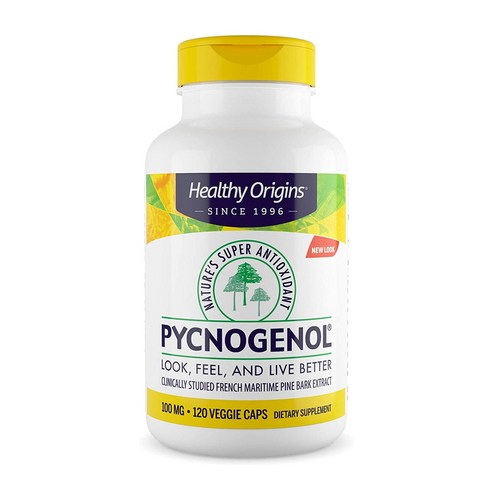 Healthy Origins Pycnogenol 헬시오리진 피크노제놀 100mg 120캡슐, 120정, 1개