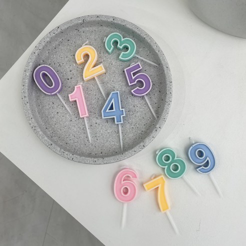 베르트폴 마카롱 숫자초 케이크 생일초 파티 기념일