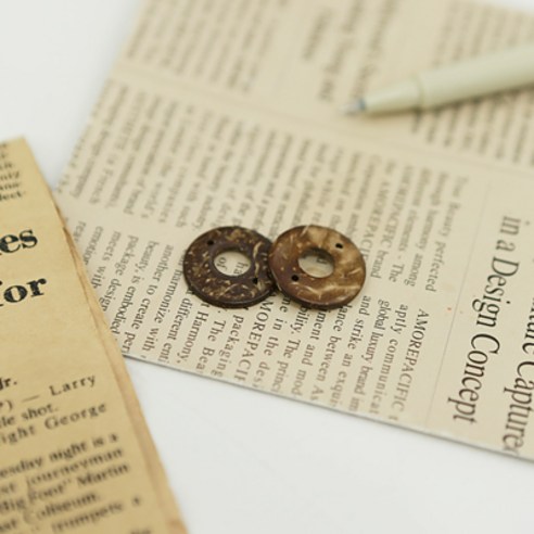 20mm 우드 단추 – 메르시(C-081) 퀼트 홈 패션