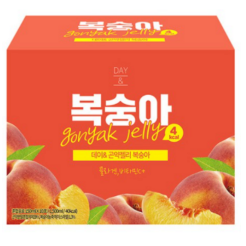 데이앤 곤약젤리 복숭아 10개입, 150ml, 30개