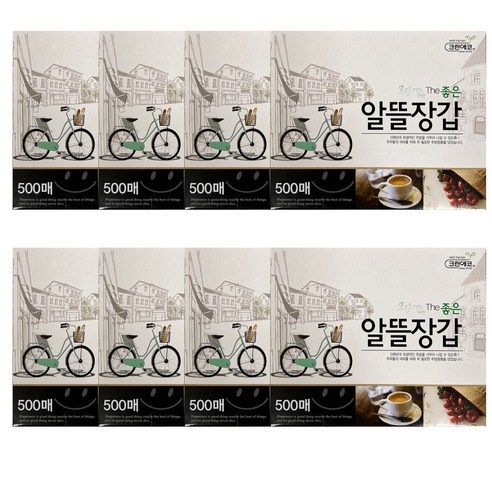 The좋은 일회용 위생 비닐장갑 알뜰형, 8개, 500개입