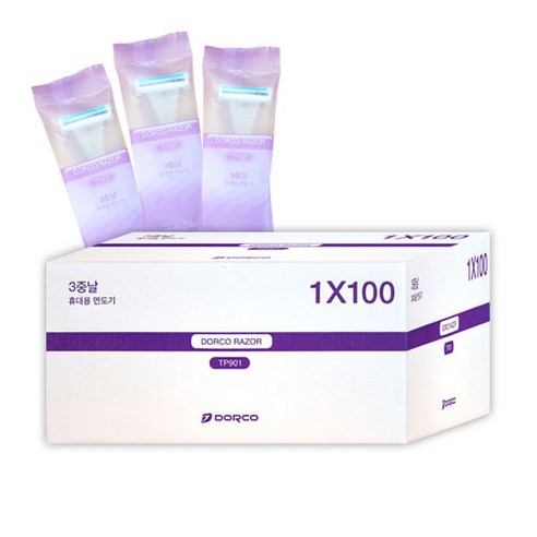 숙박  도루코 터치3 TP-901 개별포장(백색), 100개입, 1개