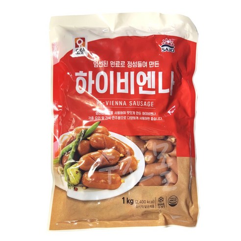 [퀴클리몰] 사조오양 하이비엔나 1kg
