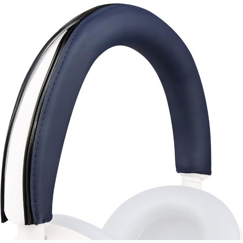 SOULWIT 교체용 헤드밴드 패드 커버- 호환 모델 소니 Sony WH-1000XM5 (WH1000XM5) 오버이어 헤드폰 간편한 설치 1개, Navy Blue