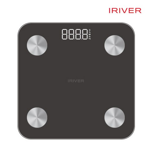 아이리버 SB-H301B 스마트 체지방 체중계, 1개, 블랙
