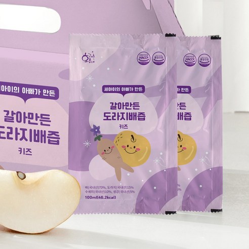 황금이네 도라지배즙 어린이용 1박스(30포), 100ml, 30개