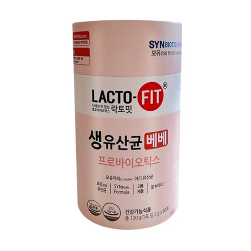 락토핏 생유산균 베베 60포, 120g, 2개