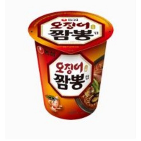 농심 오징어짬뽕 소컵 67g, 6개