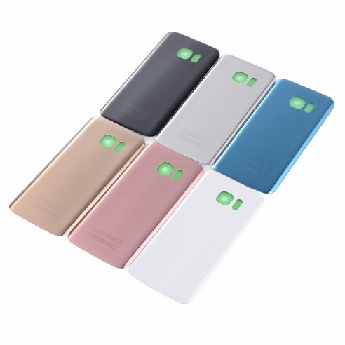 갤럭시S7 S7엣지 백커버 후면유리 뒷유리 뒷커버, 1 건, S7엣지 화이트