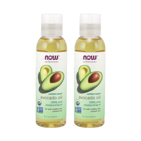 나우푸드 아보카도 퓨어 모이스처라이징 오일, 2개, 118ml