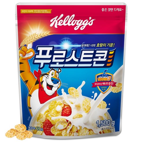 켈로그 푸로스트콘 1500g (대용량), 1.5kg, 1개