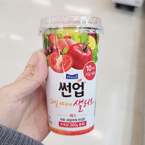 매일유업 썬업 과일야채샐러드 레드 190mlx20컵, 20개, 190ml Best Top5