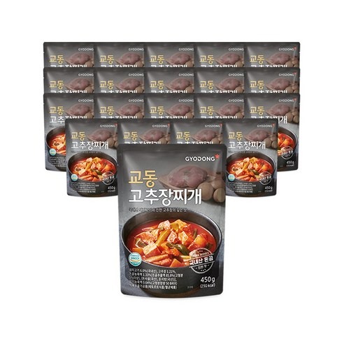 교동 고추장찌개 450g X 20개